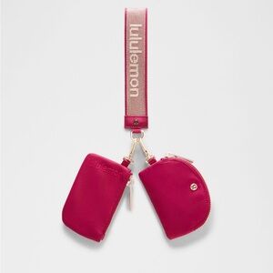 Lululemon Athletica Pink Key & Card Holder Duo